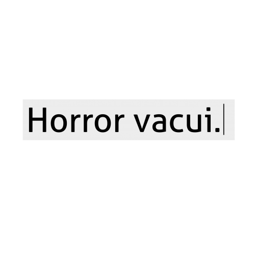 Horrorvacui